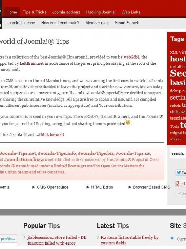 Joomla Tips